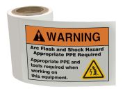 WARNING! ARC FLASH AND SHOCK HAZARD APPROPRIATE PPE REQUIRED / APPROPRIATE PPE AND TOOLS REQUIRED WHEN WORKING ON THIS EQUIPMENT.