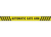 Gate Arm Sign: Automatic Gate Arm