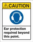 Ear protection required beyond this point.