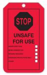 OSHA Danger Tags By-The-Roll: Do Not Use - Keep Off - This Product Is Being Erected, Taken Down Or Has Been Found Defective - Do Not Alter