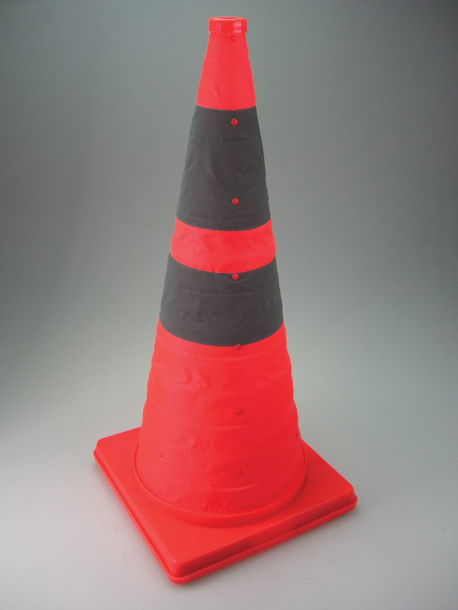 lighted collapsible traffic cones