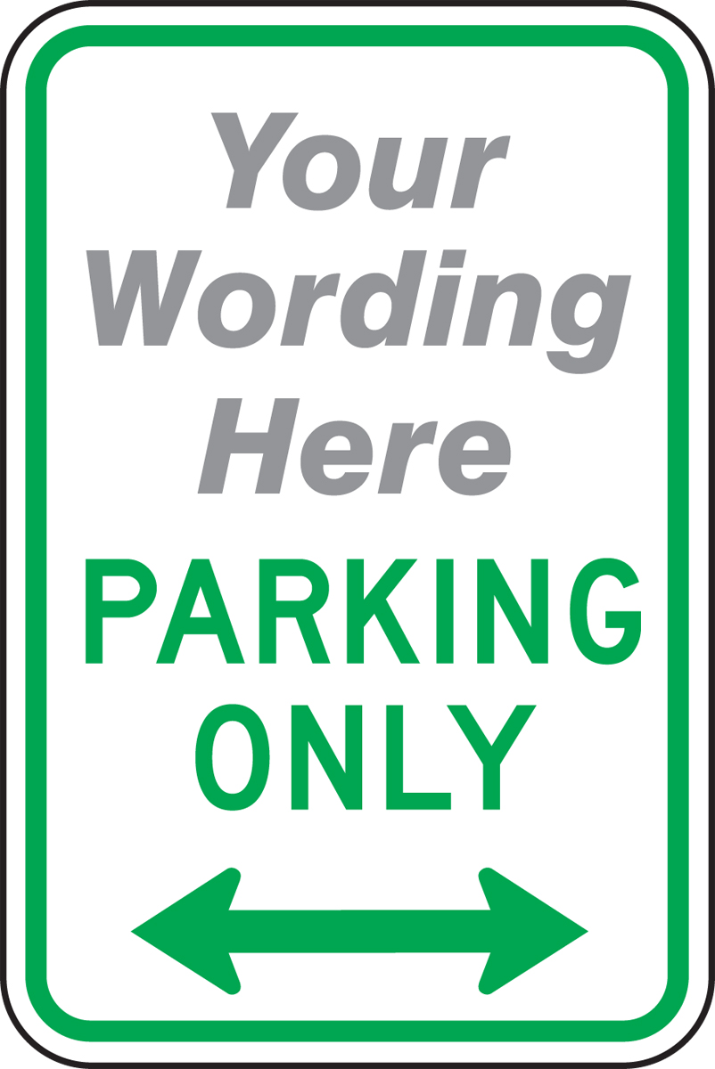 ___ PARKING ONLY <---->