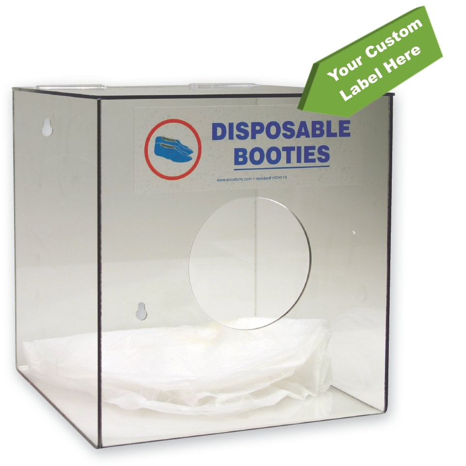 Bootie Dispenser w/ Custom Label