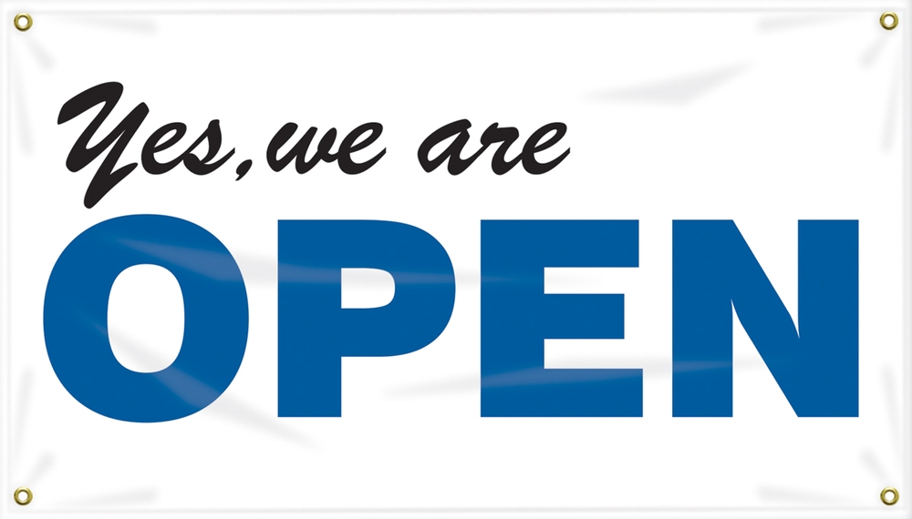 yes we are open