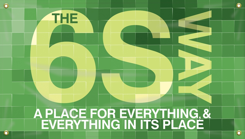 6S Motivational Banner: A Place For Everything , & Everything In It's Place