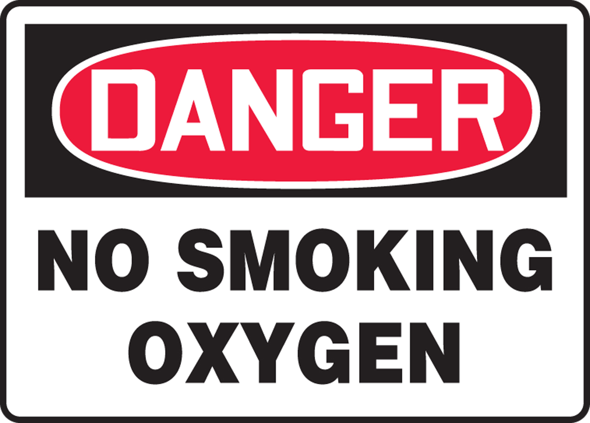NO SMOKING OXYGEN