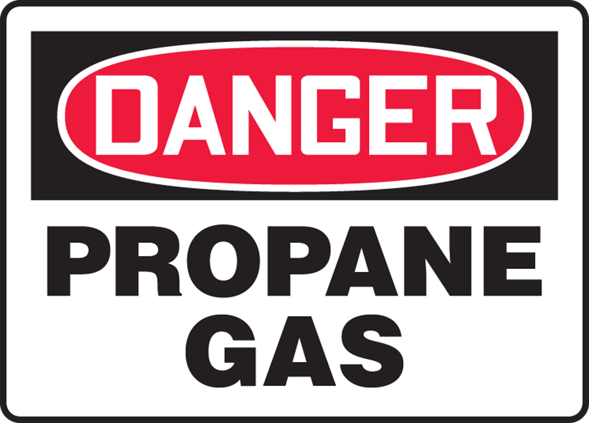 DANGER PROPANE GAS
