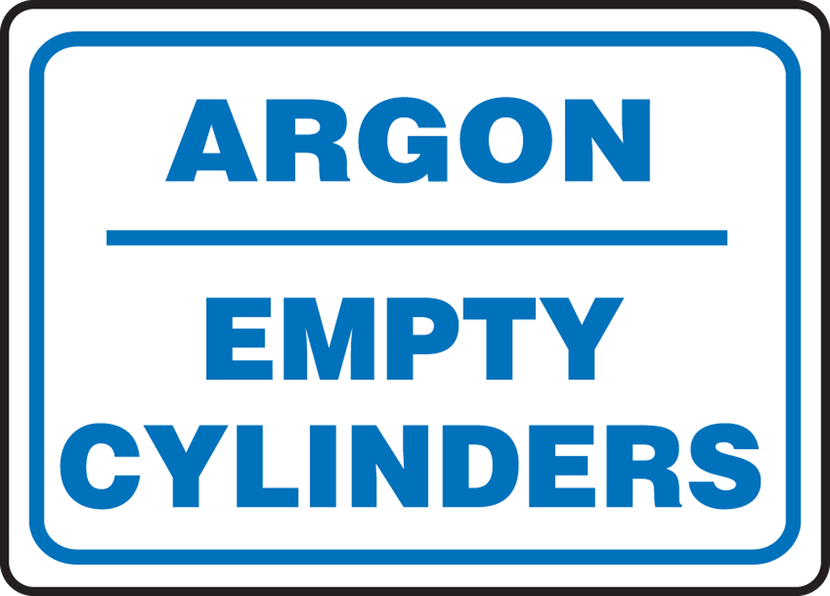 ARGON EMPTY CYLINDERS