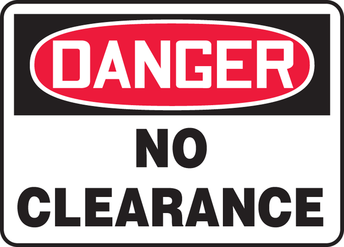NO CLEARANCE
