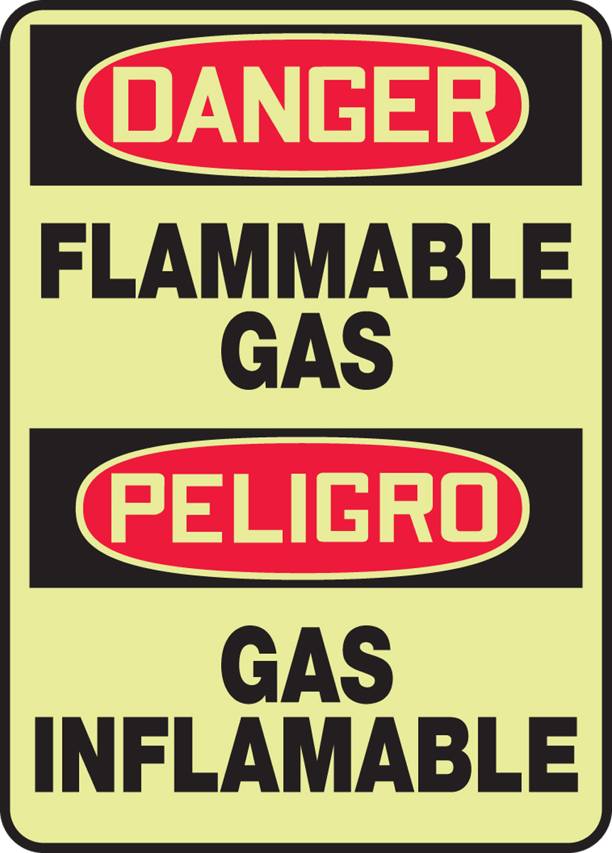 FLAMMABLE GAS (BILINGUAL)
