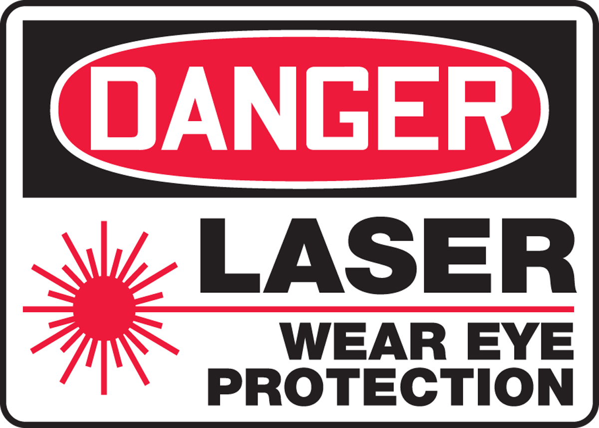 LASER WEAR EYE PROTECTION (W/GRAPHIC)