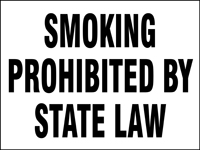 SMOKING PROHIBITED BY STATE LAW (CONNECTICUT)
