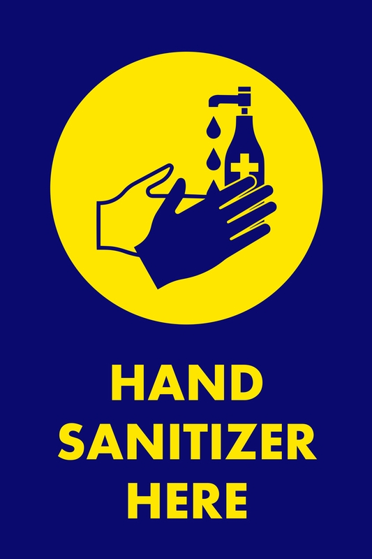 Hand Sanitizer Here