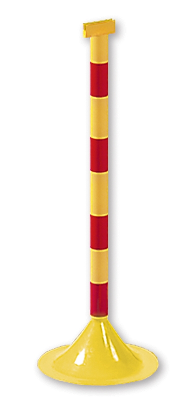 Striped Color Regular-Duty Stanchion Post