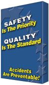 VISUAL EDGE™ GRAPHIC SIGN - SAFETY QUALITY