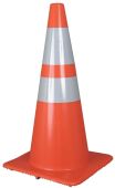 Traffic Cones With Reflective Collars