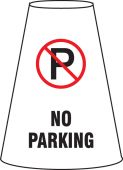 Caution Cone Cuff™ Sleeve: No Parking