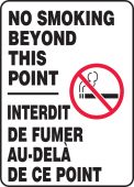 BILINGUAL FRENCH SIGN-SMOKING CONTROL