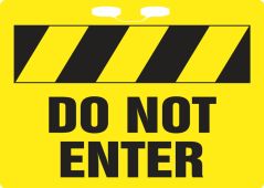 Rope Sign: Do Not Enter