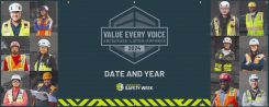 Fence Wrap™: Value Every Voice Safety Week Banner