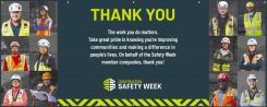 Fence Wrap™: Thank You The Work You do Matters Safety Week Banner