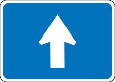 General Service Sign: Auxiliary Vertical Directional Arrow