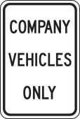 Traffic Sign: Company Vehicles Only