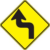 Direction Sign: Left Reverse Turn