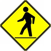Bicycle & Pedestrian Sign: Pedestrian