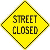 Lane Guidance Sign: Street Closed