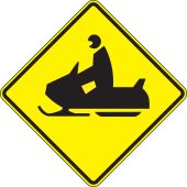 Crossing Sign: Snowmobile