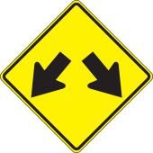 Lane Guidance Sign: Double Arrow