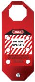 STOPOUT® OSHA Danger Aluma-Tag™ Hasps: Do Not Operate