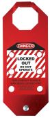 STOPOUT® OSHA Danger Aluma-Tag™ Hasps: Locked Out Do Not Operate