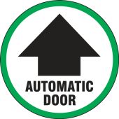 Double-Sided Door Stickers: Automatic Door
