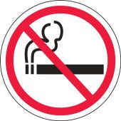 Double-Sided Door Stickers: No Smoking