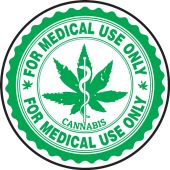 Cannabis Prescription Label: For Medical Use Only