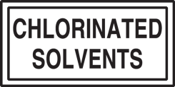 Safety Label: Chlorinated Solvents