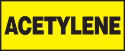 Safety Label: Acetylene