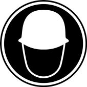CSA Pictogram Label - Head Protection
