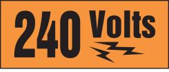 Voltage Marker With Graphic: 240 Volts