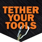 Hard Hat Stickers: Tether Your Tools