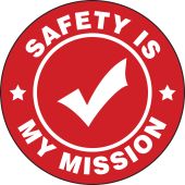 Hard Hat Stickers: Safety Is My Mission