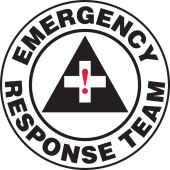 Hard Hat Stickers: Emergency Response Team