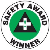 Hard Hat Stickers: Safety Award Winner