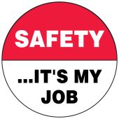Hard Hat Stickers: Safety . . . It's My Job
