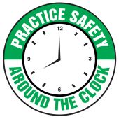 Hard Hat Stickers: Practice Safety Around The Clock