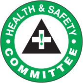 Hard Hat Stickers: Health & Safety Committee
