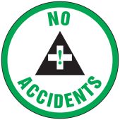 Hard Hat Stickers: No Accidents