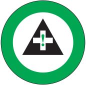 Hard Hat Stickers: First Aid (Pictogram)